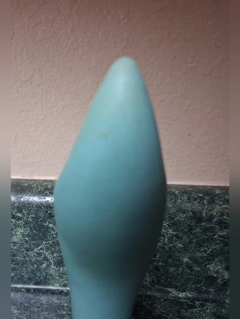 Vintage Van Briggle Pottery Bird Of Paradise Vase Turquoise